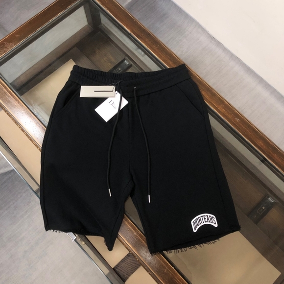 Dior black shorts with embroidered monogram